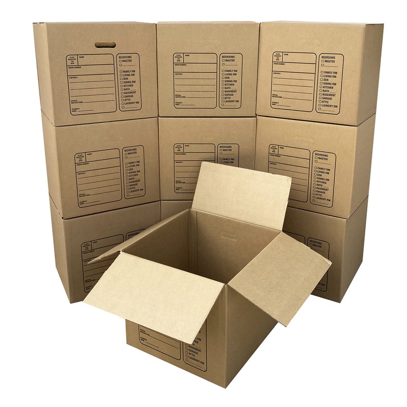 Uboxes 10 Premium Medium Moving Boxes 18x18x16" Cardboard Box - Image 5